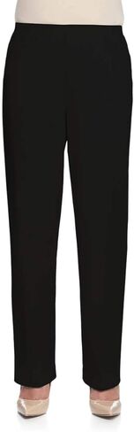 Alfred Dunner Womens Plus-Size Soft Twill Mid-Rise Regular Fit Straight Leg Short Length Casual Pant in Saudi Arabia