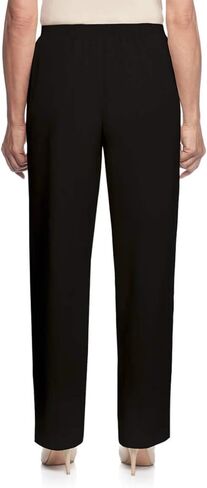 Alfred Dunner Womens Plus-Size Soft Twill Mid-Rise Regular Fit Straight Leg Short Length Casual Pant in Saudi Arabia
