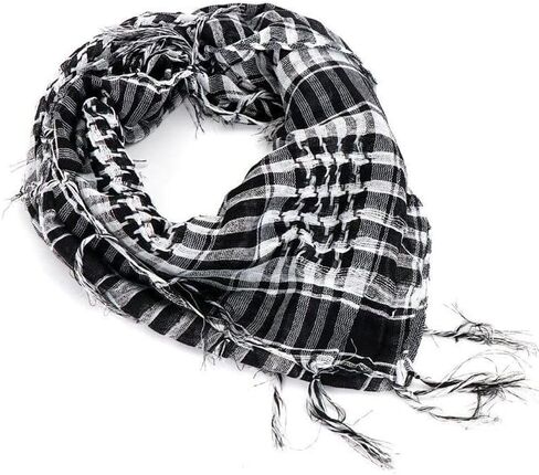 وشاح LORJE شماغ قطن 100% وشاح عربي تكتيكي سميك للصحراء للنساء والرجال in Kuwait