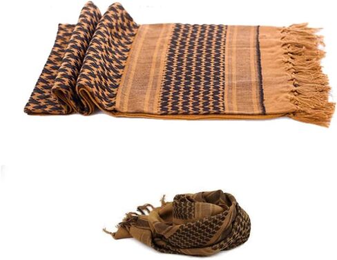 وشاح LORJE شماغ قطن 100% وشاح عربي تكتيكي سميك للصحراء للنساء والرجال in Kuwait