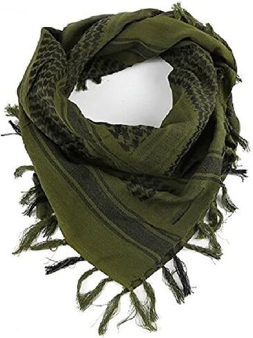 وشاح LORJE شماغ قطن 100% وشاح عربي تكتيكي سميك للصحراء للنساء والرجال in Kuwait