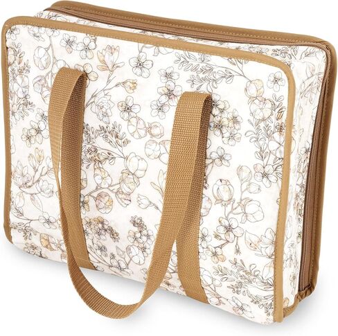 Dritz Project Organizer Bag, Beige Floral in Saudi Arabia