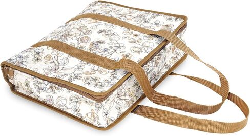 Dritz Project Organizer Bag, Beige Floral in Saudi Arabia
