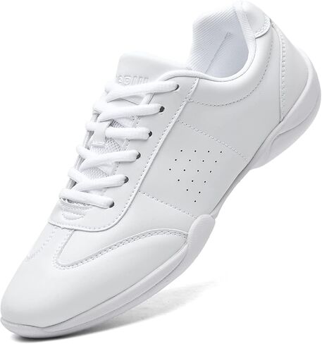 ZVC Cheer Shoes Girls White Cheerleading Shoes for Women Cheer Sneakers Youth Kids in Kuwait