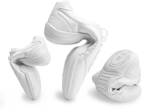 ZVC Cheer Shoes Girls White Cheerleading Shoes for Women Cheer Sneakers Youth Kids in Kuwait