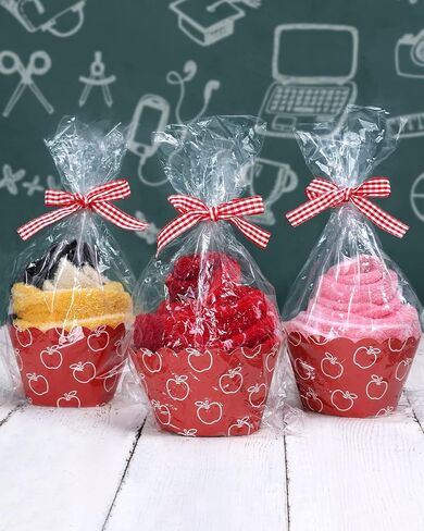 Vansolinne Teacher Socks, Women Plush Crew Socks Teacher Appreciation Gifts, Cupcake Socks w/funny words, Cozy Soft Fabric Classic School Patterns Thick Socks for Cold Weather, Set of 3 in Saudi Arabia