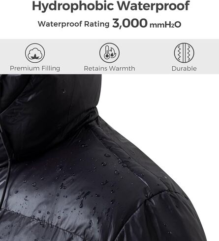wantdo Men's Winter Coats Puffer Parka Jacket Warm Windproof Coat with Hood in Saudi Arabia