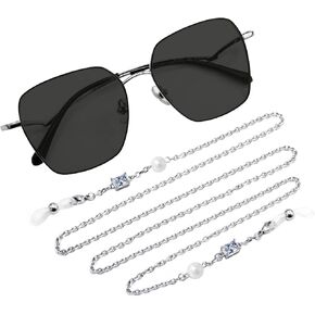 YINHEXI Glasses Strap, Sunglasses Glasses Strap And Mask Lanyard, Ring Holder Necklace Eyeglasses Strap Glasses And Eyeglass Chain for Women, Eyeglass Chains for Women Stylish Glasses Holder in Kuwait