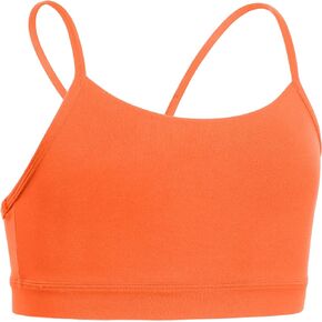 حمالة صدر رياضية للفتيات من CRZ YOGA Butterluxe - حمالات صدر للتدريب على الظهر بحزام سباغيتي على شكل حرف Y للمراهقين، حمالة صدر لليوجا مريحة