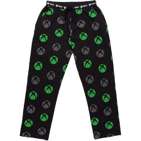 Xbox Lounge Pants Mens Black Game Console Pyjamas Trouser Bottoms Pjs