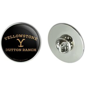 Yellowstone TV Show Dutton Ranch Metal 1.1" Tie Tack Hat Lapel Pin Pinback, Multicolored in Kuwait