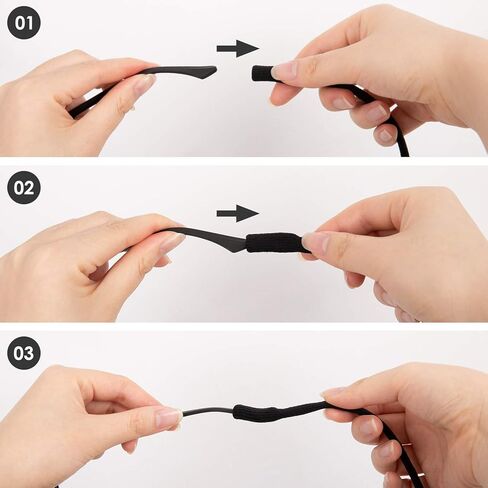 حزام نظارات KOZR، 6 قطع من حاملات نظارات العين حول الرقبة، حزام نظارات قابل للتعديل للرياضات الخارجية والقراءة in Kuwait