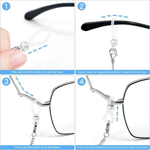 YINHEXI Glasses Strap, Sunglasses Glasses Strap And Mask Lanyard, Ring Holder Necklace Eyeglasses Strap Glasses And Eyeglass Chain for Women, Eyeglass Chains for Women Stylish Glasses Holder in Kuwait