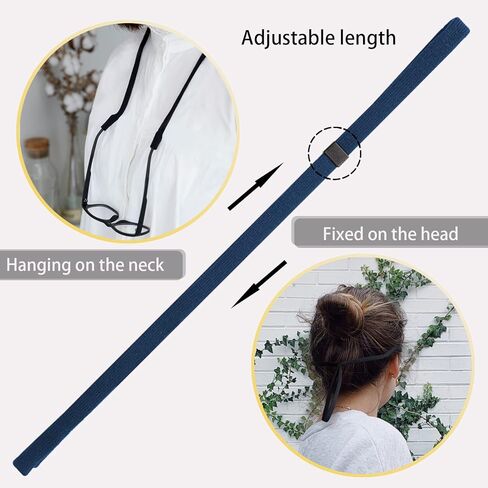 حزام نظارات KOZR، 6 قطع من حاملات نظارات العين حول الرقبة، حزام نظارات قابل للتعديل للرياضات الخارجية والقراءة in Kuwait