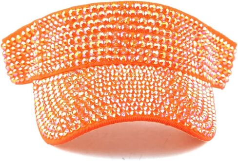 قبعة واقية من الشمس رياضية لامعة بحجر الراين، قبعة صيفية قابلة للتعديل للنساء والرجال، جولف تنس، ركوب الدراجات، الجري، الركض in Kuwait
