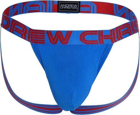 Andrew Christian Almost Naked Bamboo Jock, Electric Blue, Large in Saudi Arabia