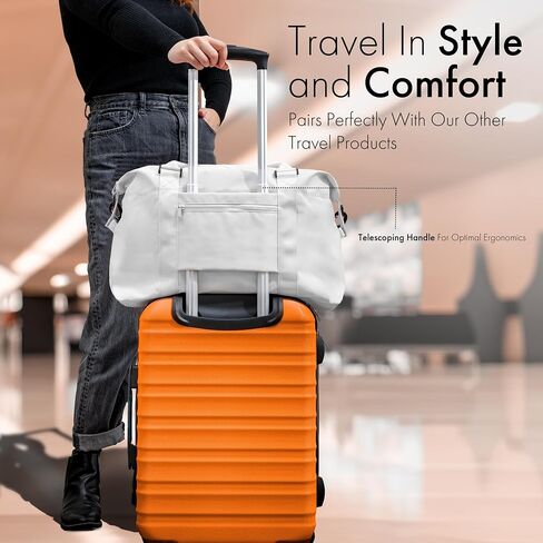 Carrywell (غير مصنوع في الصين) قرص أمتعة صلب مقاس 21 بوصة، قابل للتوسيع، هيكل مقاوم للخدش، 4 عجلات دوارة (أزرق داكن) in Saudi Arabia