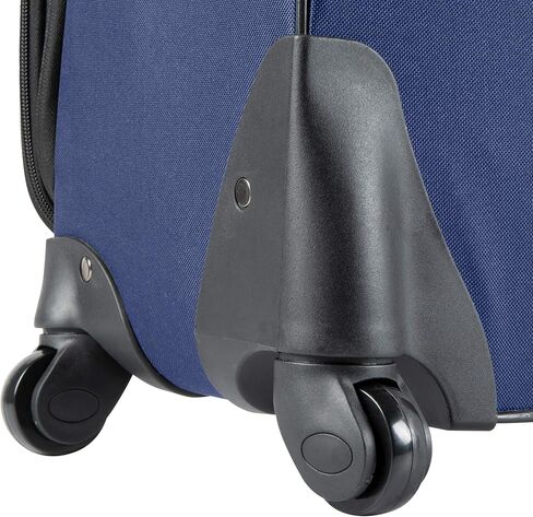 Skyway Epic Softside 4-Wheel Luggage Spinner Collection (Black, 2-Piece Set (20/24)) in Saudi Arabia