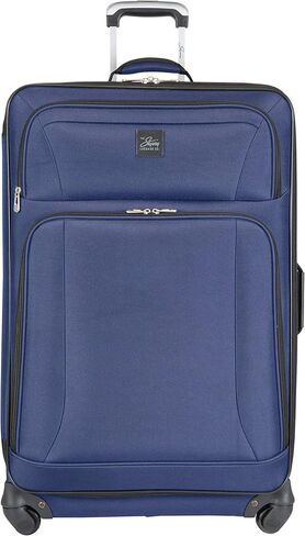 Skyway Epic Softside 4-Wheel Luggage Spinner Collection (Black, 2-Piece Set (20/24)) in Saudi Arabia