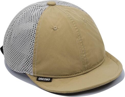 Croogo Breathable Short Brim Baseball Cap Mesh Trucker Hat Soft Flat Bill Dad Hats Lightweight Ultra Thin Sport Sun Cap in Saudi Arabia
