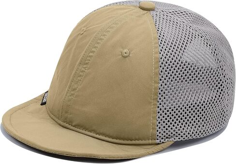 Croogo Breathable Short Brim Baseball Cap Mesh Trucker Hat Soft Flat Bill Dad Hats Lightweight Ultra Thin Sport Sun Cap in Saudi Arabia