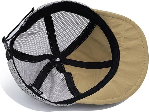 Croogo Breathable Short Brim Baseball Cap Mesh Trucker Hat Soft Flat Bill Dad Hats Lightweight Ultra Thin Sport Sun Cap in Saudi Arabia