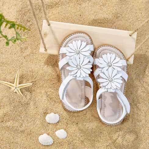 Kiderence Toddler Girls Sandals Little Girls Kids Summer Shoes Toddler Sandals in Saudi Arabia