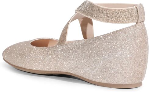 DREAM PAIRS Women's Ballet Flats, Comfortable Slip-On Square Toe Dress Shoes with Elastic Ankle Straps in Kuwait