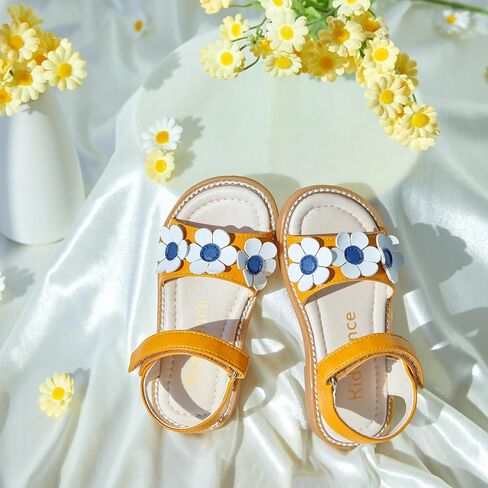 Kiderence Toddler Girls Sandals Little Girls Kids Summer Shoes Toddler Sandals in Saudi Arabia