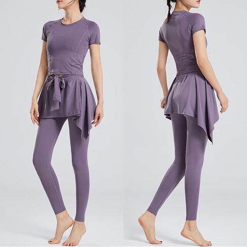 سروال ZffXH للتنس واليوجا بتنورة مع تنورة نسائية نشطة من Skort Athletic Golf Skapri Dance Pants in Kuwait