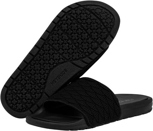 Hey Dude Women's Peggy Black Size 9 | Women’s Footwear | Women’s Slip On Sandals | Comfortable & Light-Weight in Saudi Arabia