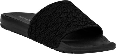 Hey Dude Women's Peggy Black Size 9 | Women’s Footwear | Women’s Slip On Sandals | Comfortable & Light-Weight in Saudi Arabia