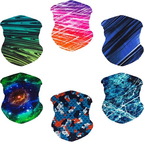 عصابة رأس واسعة للاستخدام الخارجي من LOTUYACY، وشاح للرقبة مقاوم للرياح واقٍ من الشمس وجيد التهوية للرجال والنساء، أغطية رأس متعددة الوظائف in Kuwait