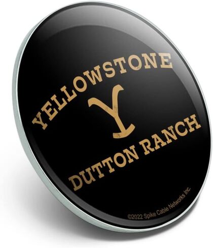 Yellowstone TV Show Dutton Ranch Metal 1.1" Tie Tack Hat Lapel Pin Pinback, Multicolored in Saudi Arabia