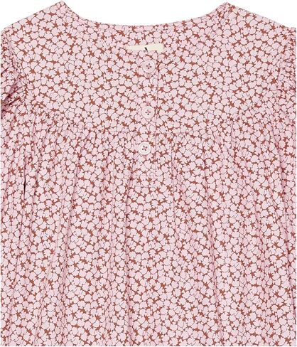 Amazon Aware بلوزة أنثوية بأكمام منتفخة من مزيج القطن للفتيات in Kuwait