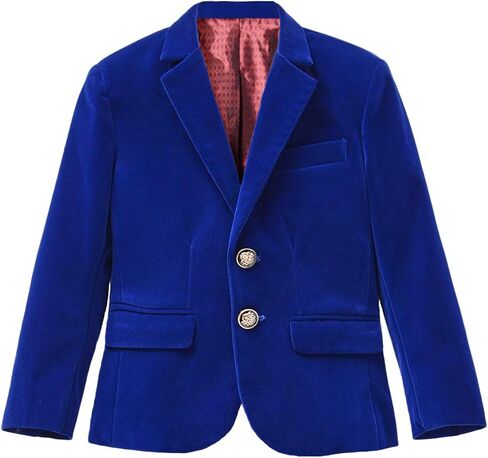 Lycody Boys Velvet Blazer Kid Toddler Tuxedo Suit Jacket in Saudi Arabia