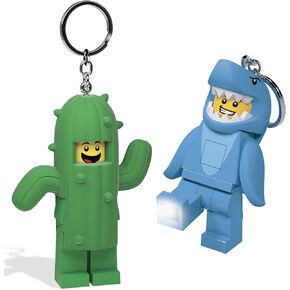 مجموعة مفاتيح خفيفة من LEGO Shark Suit Guy & Cactus Boy in Saudi Arabia