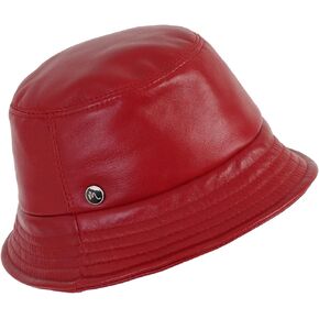 Bucket Fisherman Hat Leather Sun Retro Cap Fashionable Fishing Men Women Hat