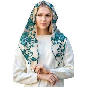 حجاب ماريا حجاب مانتيا الكاثوليكي حجاب إنفينيتي حجاب الكنيسة حجاب دانتيل حجاب إسباني غطاء رأس جماعي حجاب طويل in Saudi Arabia