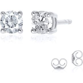 أقراط لا جويا 1/6-2 1/2 قيراط مرصعة بالألماس | أقراط ألماس من الذهب الحقيقي عيار 14 قيراط للرجال والنساء | ألماس اللون والوضوح المعتمد من GH VS/SI in Kuwait