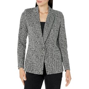NIC+ZOE Women's Petite Etched Tweed Knit Blazer in Kuwait