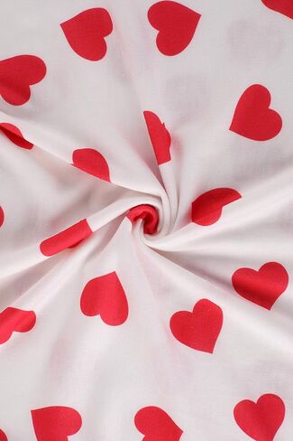 Ivay Womens Heart Printed Long Sleeve Tops Tee Shirts in Kuwait