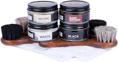 فوت فيتر مجموعة ملمع احذية داوبر ومرطب من هورس هير، يجدد الاحذية الجلدية، يلمع ويصلح in Kuwait