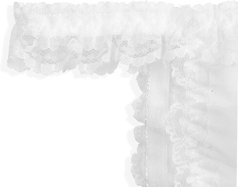Satini Women's Sheer Frilly Lace Sissy Tanga Knickers Briefs Panties in Saudi Arabia