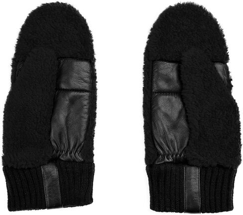 Surblue Winter Women Mittens Lamb Fleece Wool Glover with Non-slip Plam Patch in Saudi Arabia
