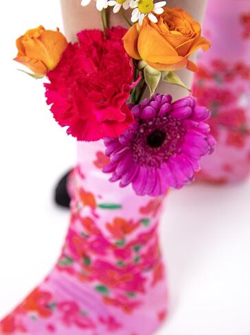 Hot Sox Women's Travel Write Draw Bougainvillea Crew Sock 1 Pair Pack, Pink, Women's Shoe Size 4-10 in Kuwait