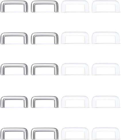 Ftovosyo 20PCS 14G 16G Clear Bioflex Septum Rings Retainers Acrylic & Surgical Steel Septum Piercing Jewelry for Women Men in Saudi Arabia