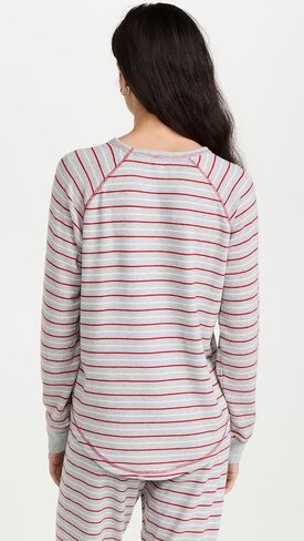PJ Salvage Women's Loungewear Frosted Fairisle Long Sleeve Top in Saudi Arabia