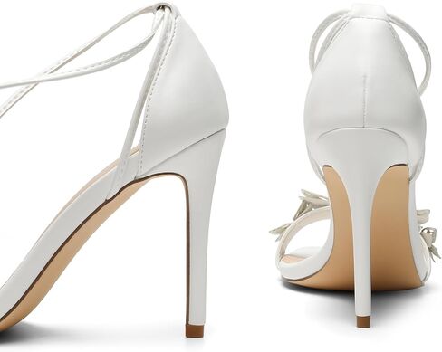 DREAM PAIRS بأربطة بكعب عالٍ بكعب ستيليتو للنساء Strappy Gladiator مثير مفتوح بمقدمة مربعة كعوب أنيقة بكعب أنيق لحفلات الزفاف وأحذية الصنادل in Saudi Arabia