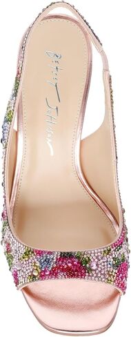 Betsey Johnson Women's Mina Peep-Toe Slingback Heeled Sandals in Saudi Arabia